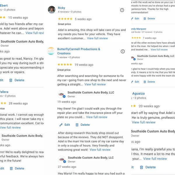 Customers give me a five star review