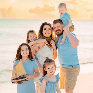 Our family at the beach