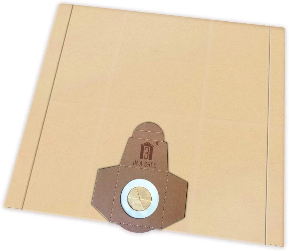 5x Compatible Paper Dust Bags for Spear & Jackson 20L Wet and Dry