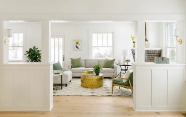 Bright and cozy living room with modern decor.