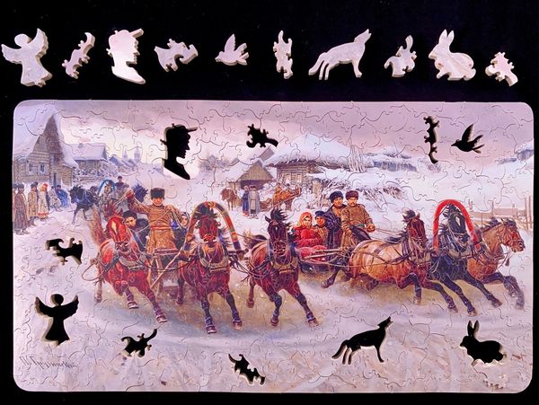 Custom Jigsaw Puzzle of a Russian painting