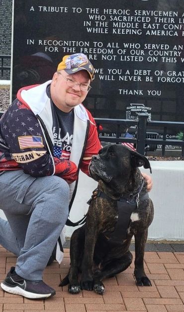 Thank you to our service members for all they do.  Helping veterans and of course, their service dogs