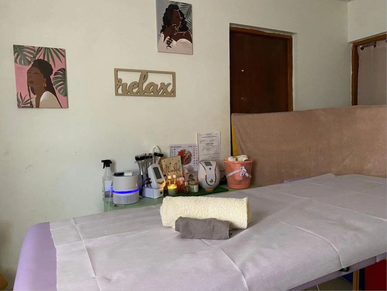 Espacio en mi hogar par masajes.