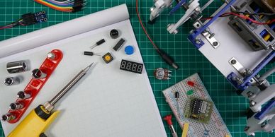 Electronic tools work area
