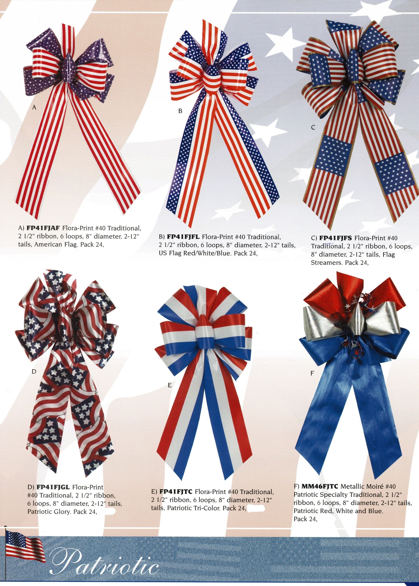4th Of July Decorations Idea Patriotic Bows