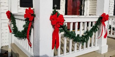 Christmas Bows for Porch
