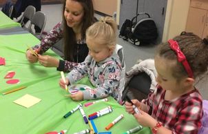 Tots of Fun craft activities.