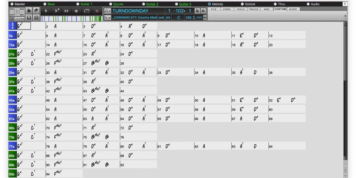 An automatic music sequencer