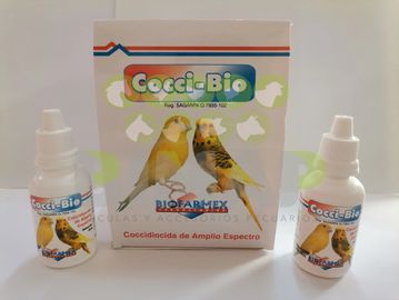 Cocci-Bio solución aves pajaritos coccidias