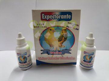 tónico expectorante vitaminas aves