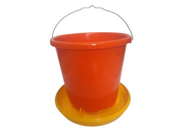 comedero tolva con asa colgante 12kg pollos aves gallinas