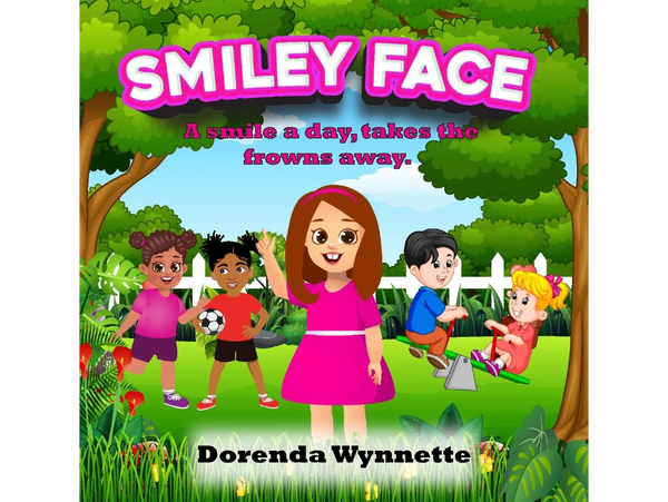 Smiley Face book cover art.
