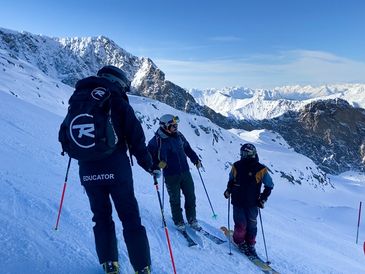 Telemark course in Hintertux