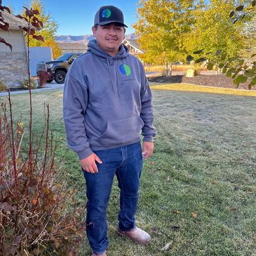 Sergio Jr. visiting the first project he ever did! 