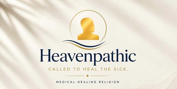 Logo of Heavenpathic, a medical healing religion.