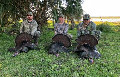 Three Happy guys 3 birds down