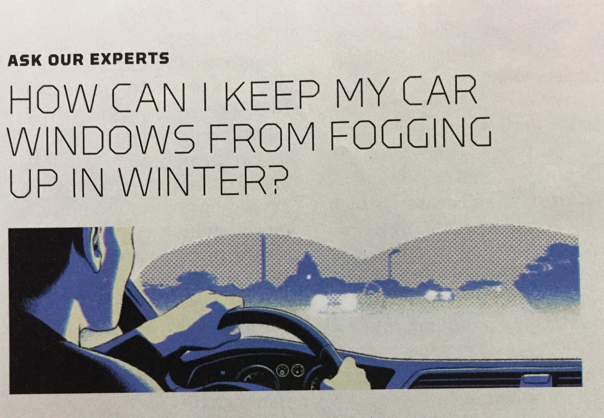 How to Clear Up a Foggy Car Windshield.