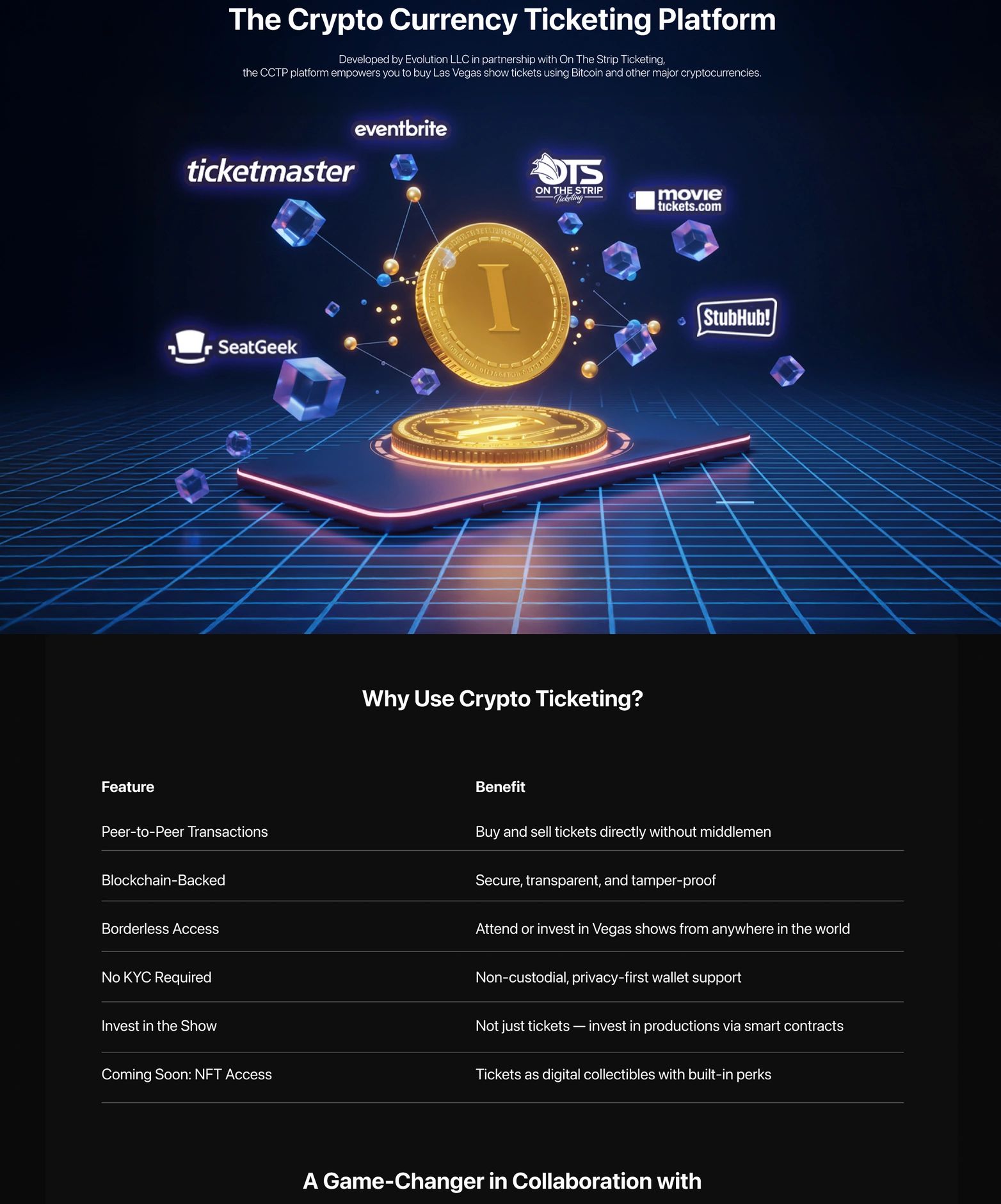 Crypto Ticketing | MJ The Evolution