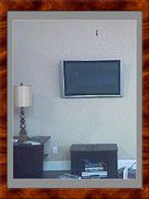 Wall Mounted Flat Screen T.v.