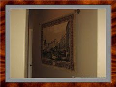 Tapestry in Hallway