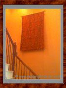 Tapestry in Stairway
