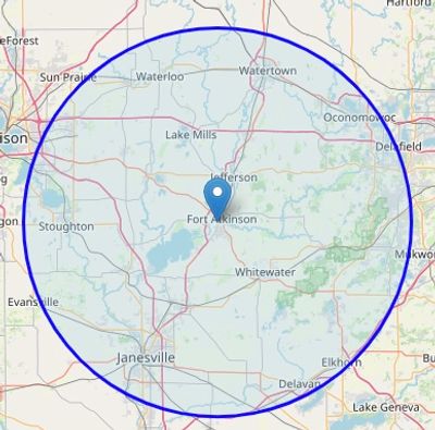 Key Light Electrical service area in Fort Atkinson, Janesville, Sun Prairie, WI, and beyond. 