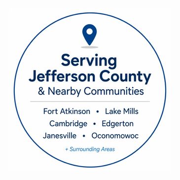 Electrical service area in Jefferson County WI serving Fort Atkinson, Cambridge, and Janesville