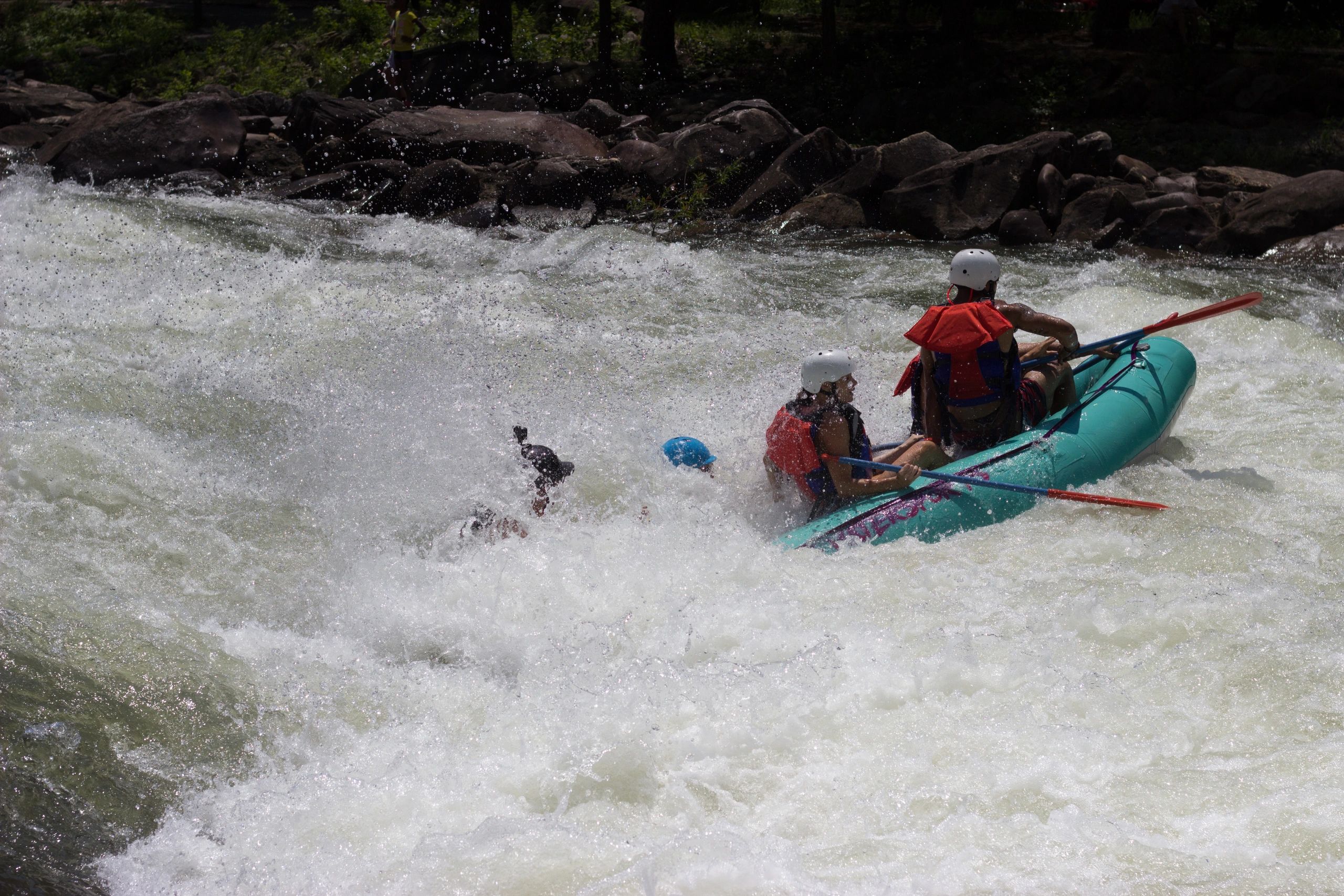 "Olympic Section" Upper Ocoee River Whitewater Rafting