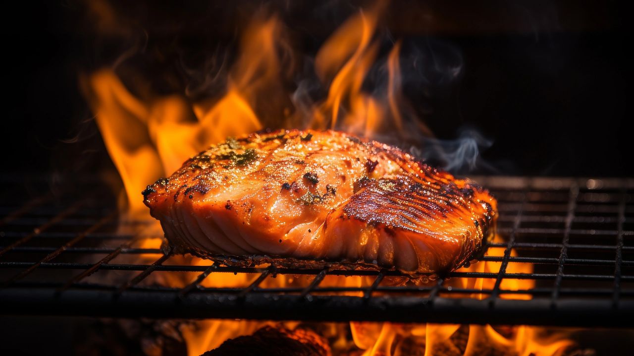 Maillard Reaction Grilled Salmon Maillard Reaction Grilled Salmon