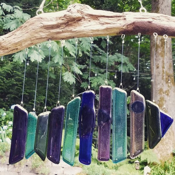 Wind chimes and Yard Art