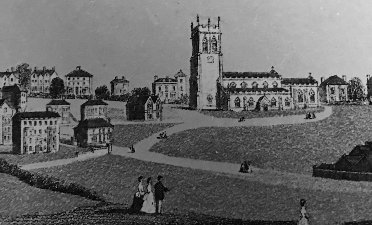 St Mark's seen from Godfrey Road, shortly after it was built (picture from NewportPast.com)