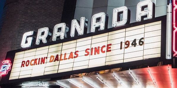Granada Theater entrance taken from 3524 Greenville Ave, Dallas, TX 75206
