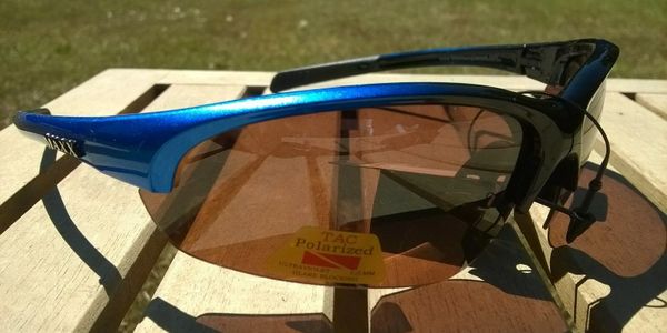 Maxx Domain HD Polarized HDP blue black frame brown lens