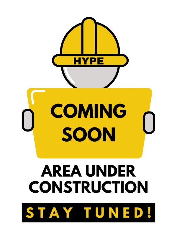 Illustration of construction worker with 'Coming Soon' sign.