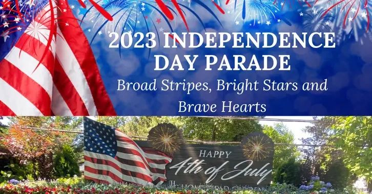 Independence day parade flyer