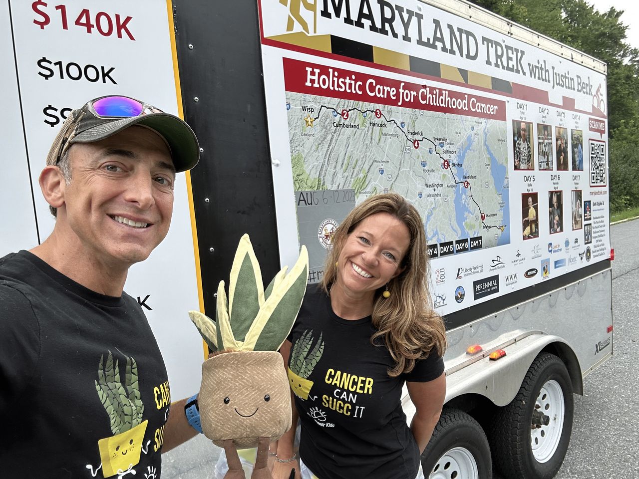 Justin Berk, Meteorologist and Founder of JIPK with his wife Shannon 