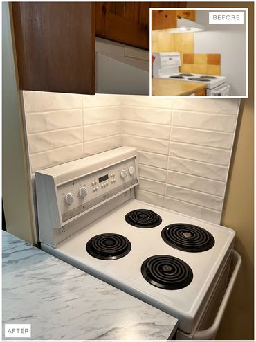 Oven Backsplash Replacement