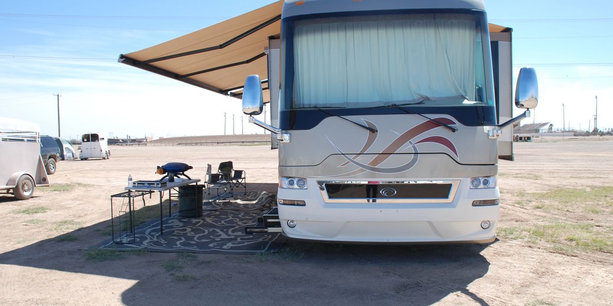 Motorhome campsite
