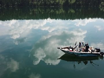 Tageting Kokanee in our 18' Legend