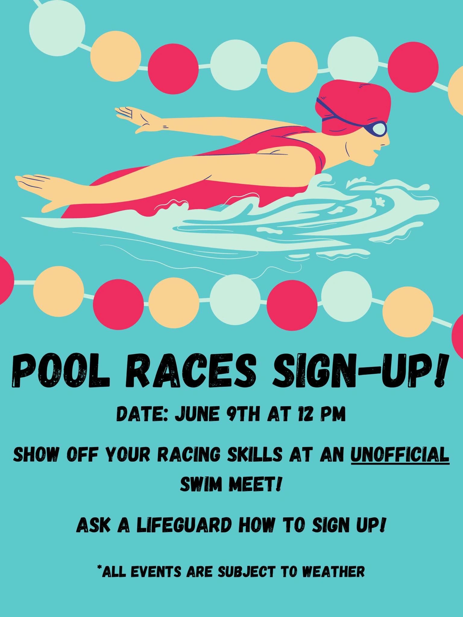 Pool Races!