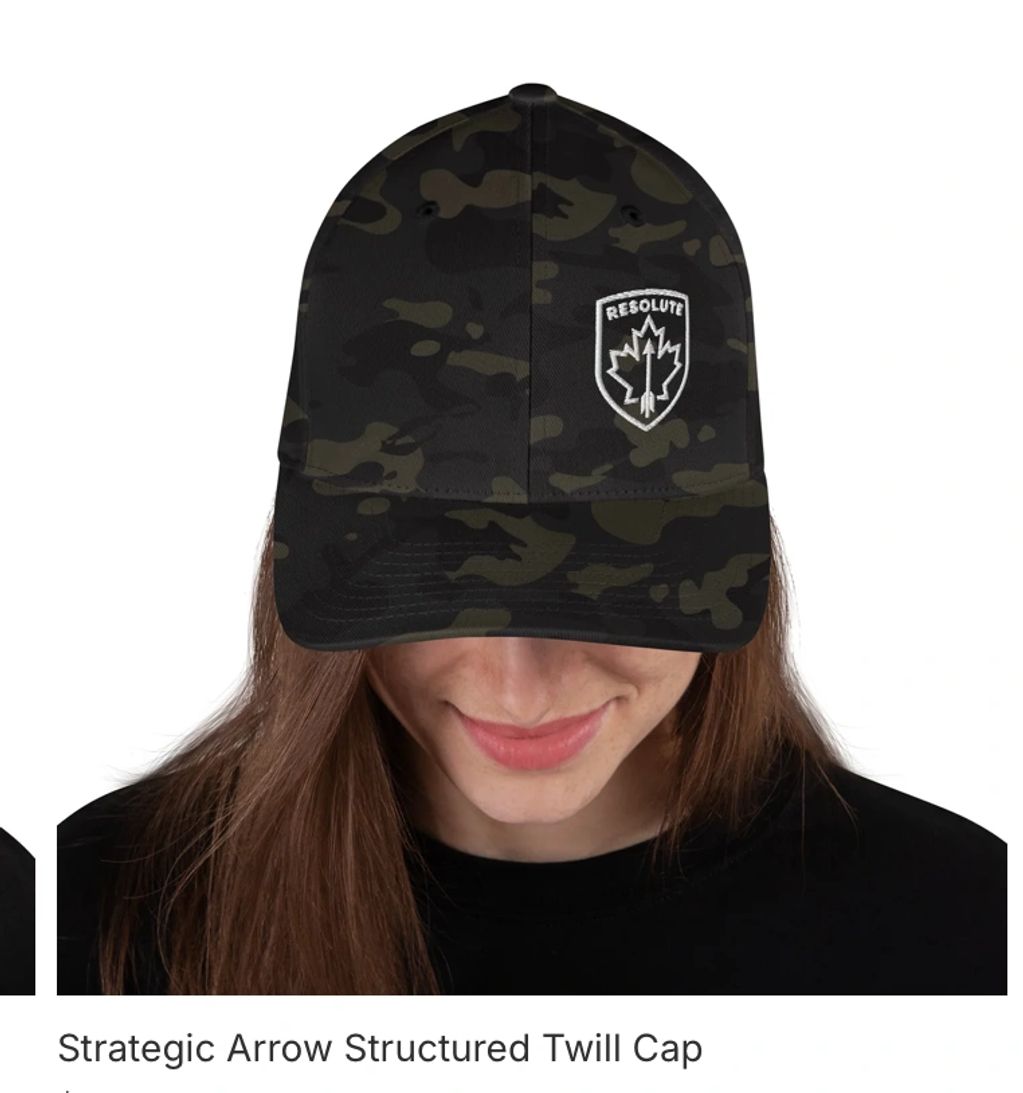 Strategic Arrow RESOLUTE hat.