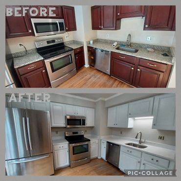 Painted Kitchen Cabinets