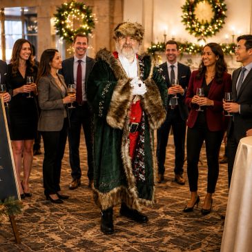 Santa Tim at your holiday party