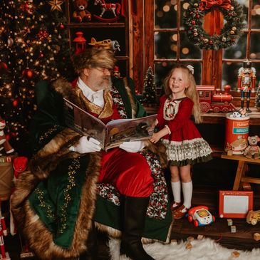 Story Telling with Santa Tim Adams