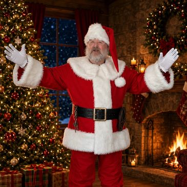 Santa Tim Adams Welcomes Christmas