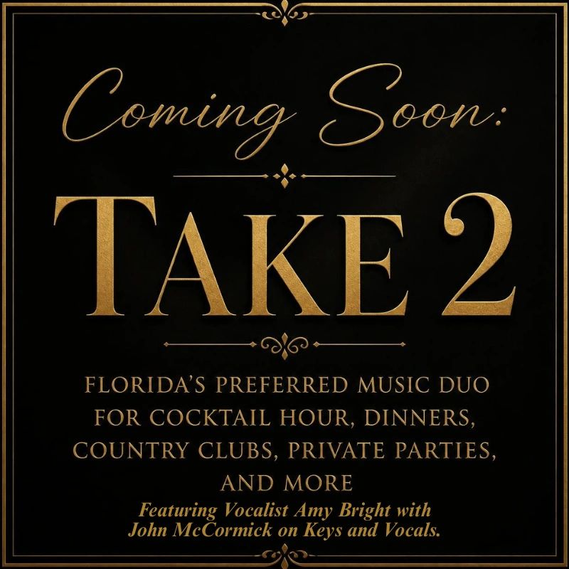 Announcement for music duo Take 2 coming soon.