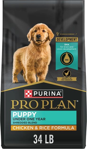 Purina Pro Plan High Protein Puppy Food Shredded Blend Chicken & Rice Formula