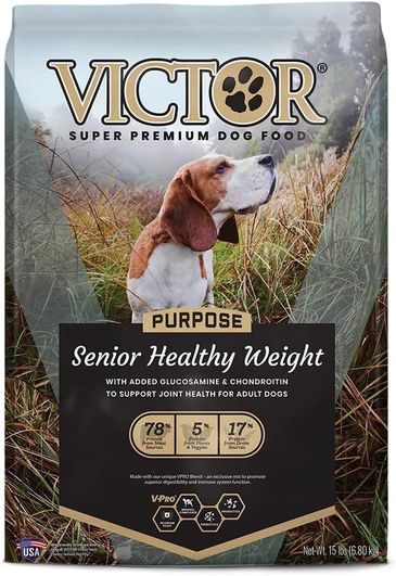 Victor Super Premium Dog Food – Purpose - Senior Healthy Weight – Gluten Free Weight Management Dry 