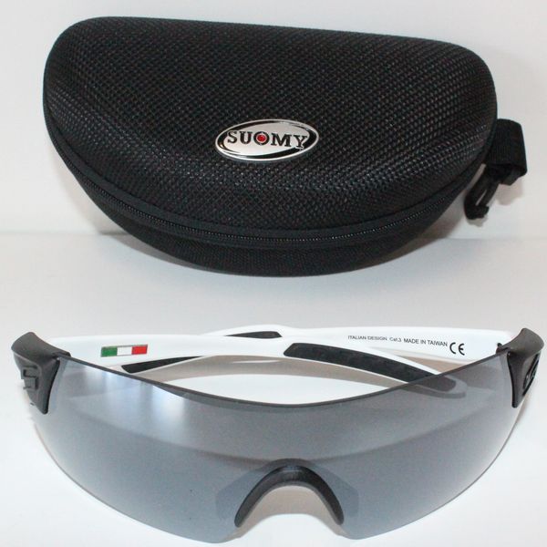 Suomy sports sunglasses with case.