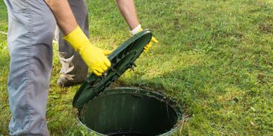 Residential septic pumping